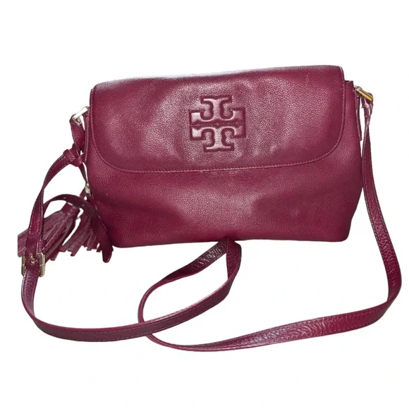 Tory Burch burgundy crossbody - Picture 2 of 15